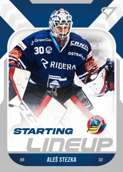 Ales Stezka Vitkovice Tipsport ELH 2022/23 SportZoo 2. serie Starting LINEUP #SL-43
